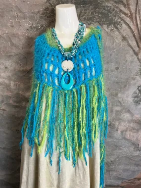 0000A Cathi's Artisan Dusters-Lime/Turq