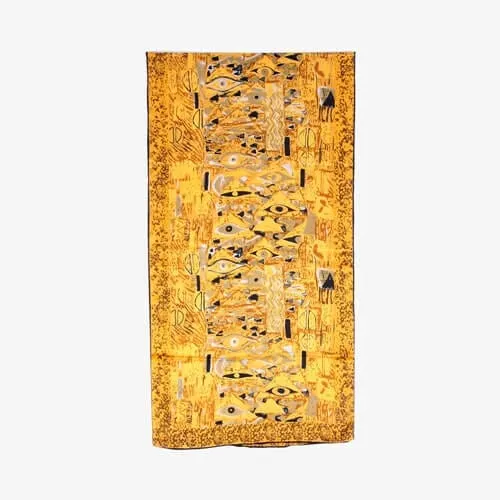 100% Luxurious Silk Scarf Gustav Klimt Famous Painted Scarves The Lady in Gold