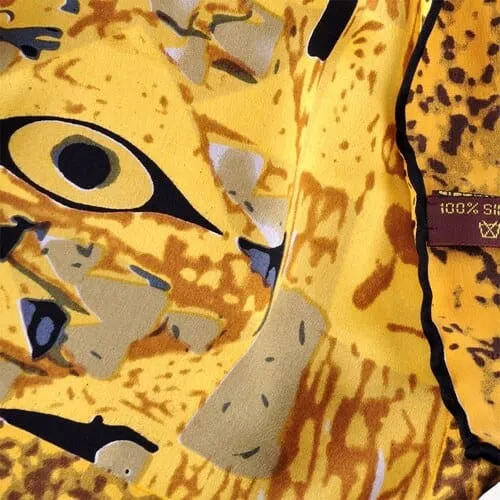 100% Luxurious Silk Scarf Gustav Klimt Famous Painted Scarves The Lady in Gold