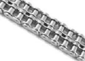 40-2SS Stainless Steel  Roller Chain 10' | 40-2R DOUBLE STRAND STAINLESS STEEL | Ball Bearings | Belts