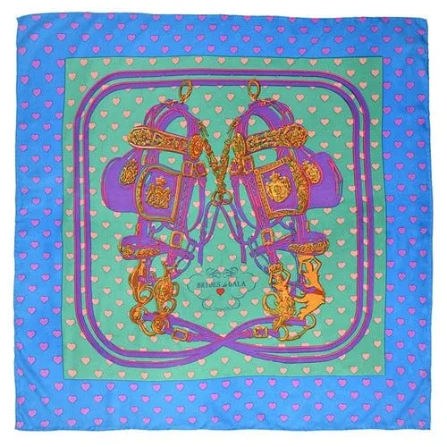 90x90cm Leopard Print Square Silk Scarves Twilly Scarf-Mutiple Patterns
