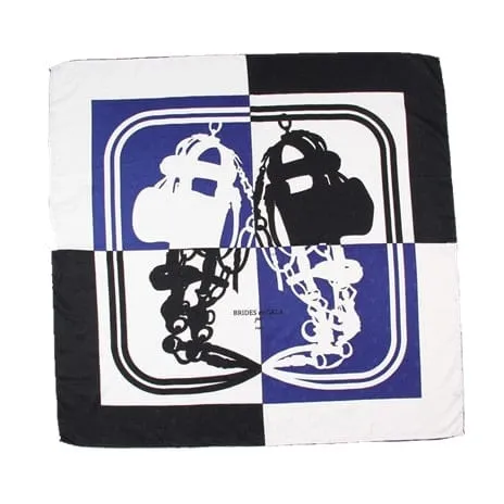 90x90cm Leopard Print Square Silk Scarves Twilly Scarf-Mutiple Patterns