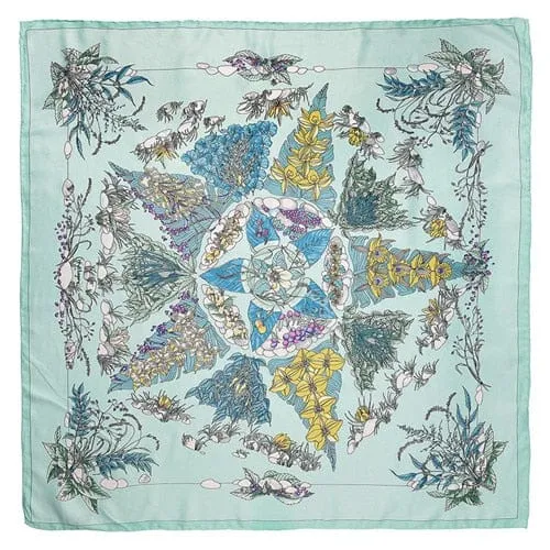 90x90cm Leopard Print Square Silk Scarves Twilly Scarf-Mutiple Patterns