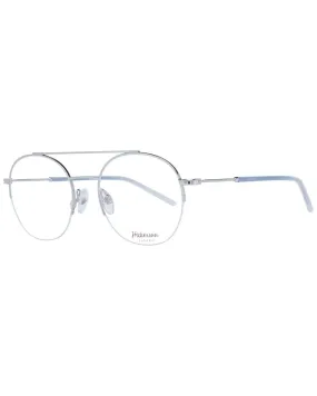 Ana Hickmann Round Eyeglasses Silver Metal Frame