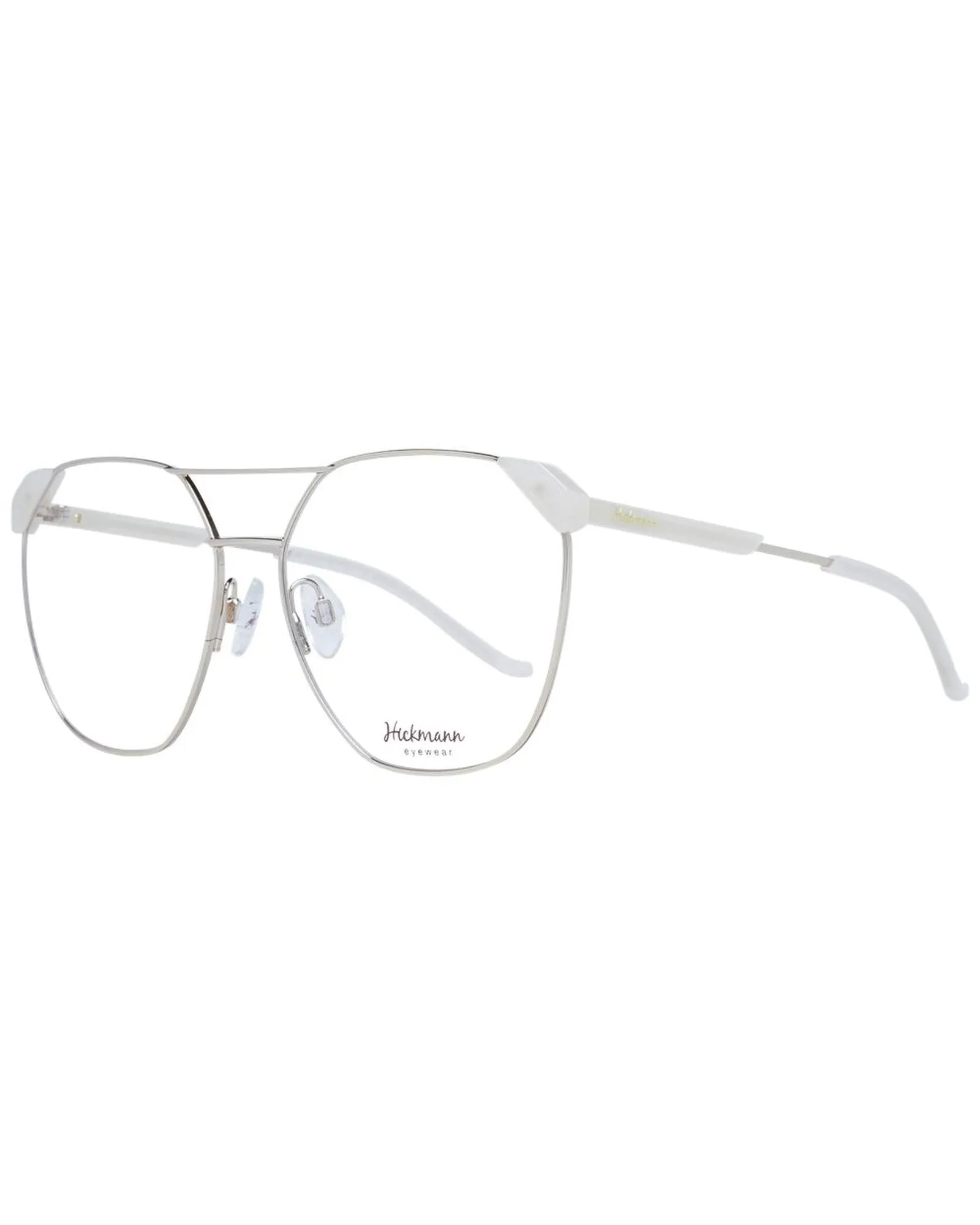 Ana Hickmann Square Metal Full-Rim Optical Frames with Demo Lenses