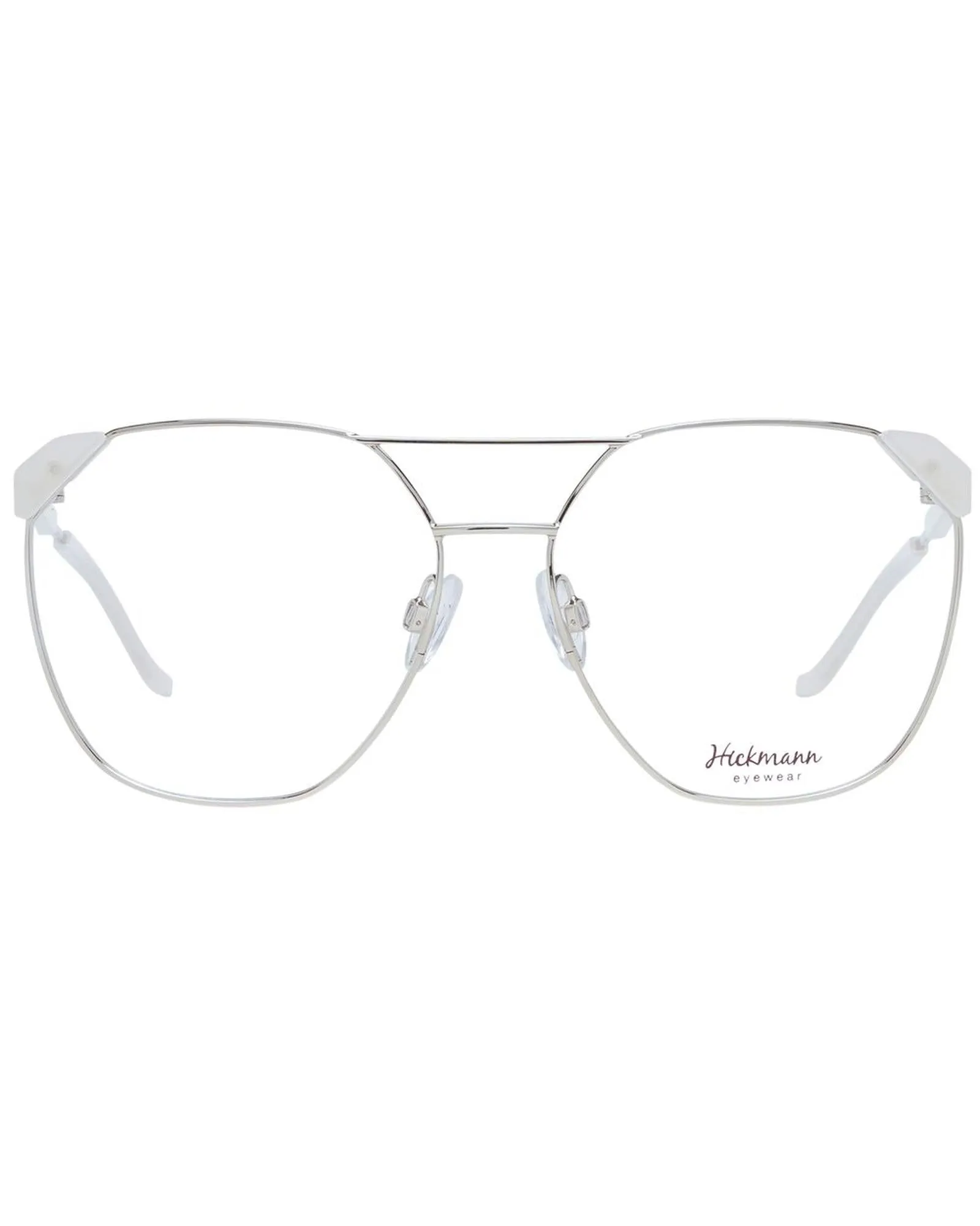 Ana Hickmann Square Metal Full-Rim Optical Frames with Demo Lenses