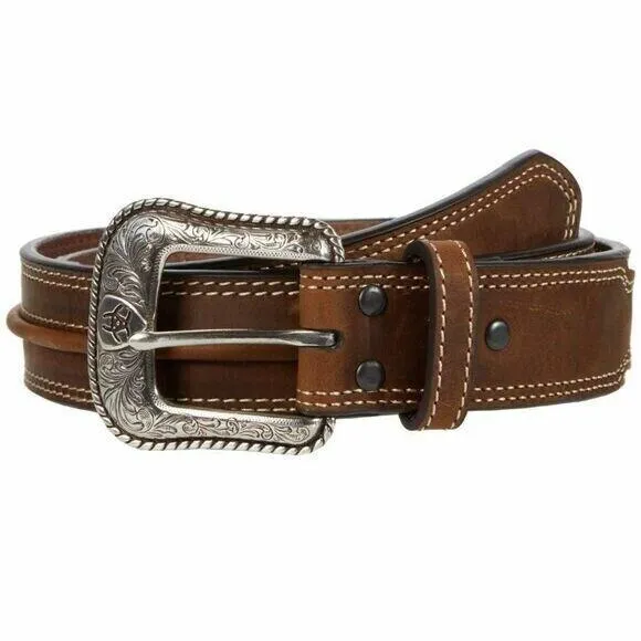 ARIAT Men's Center Bump Western Belt Size 32