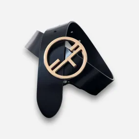 Aura Belt - Black - Gold