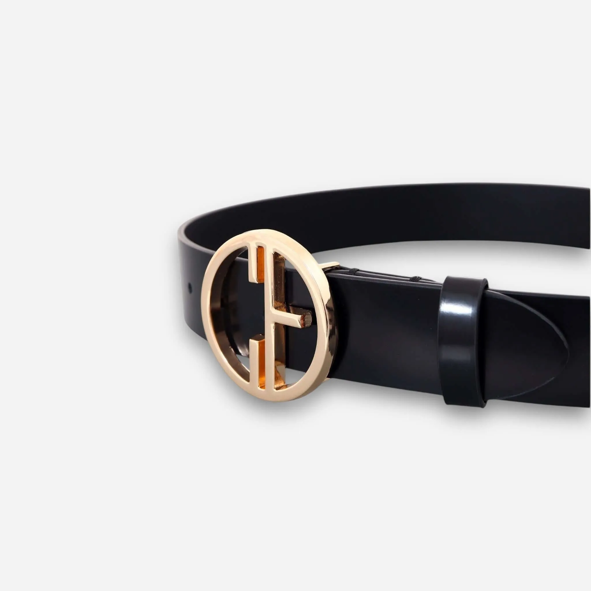 Aura Belt - Black - Gold