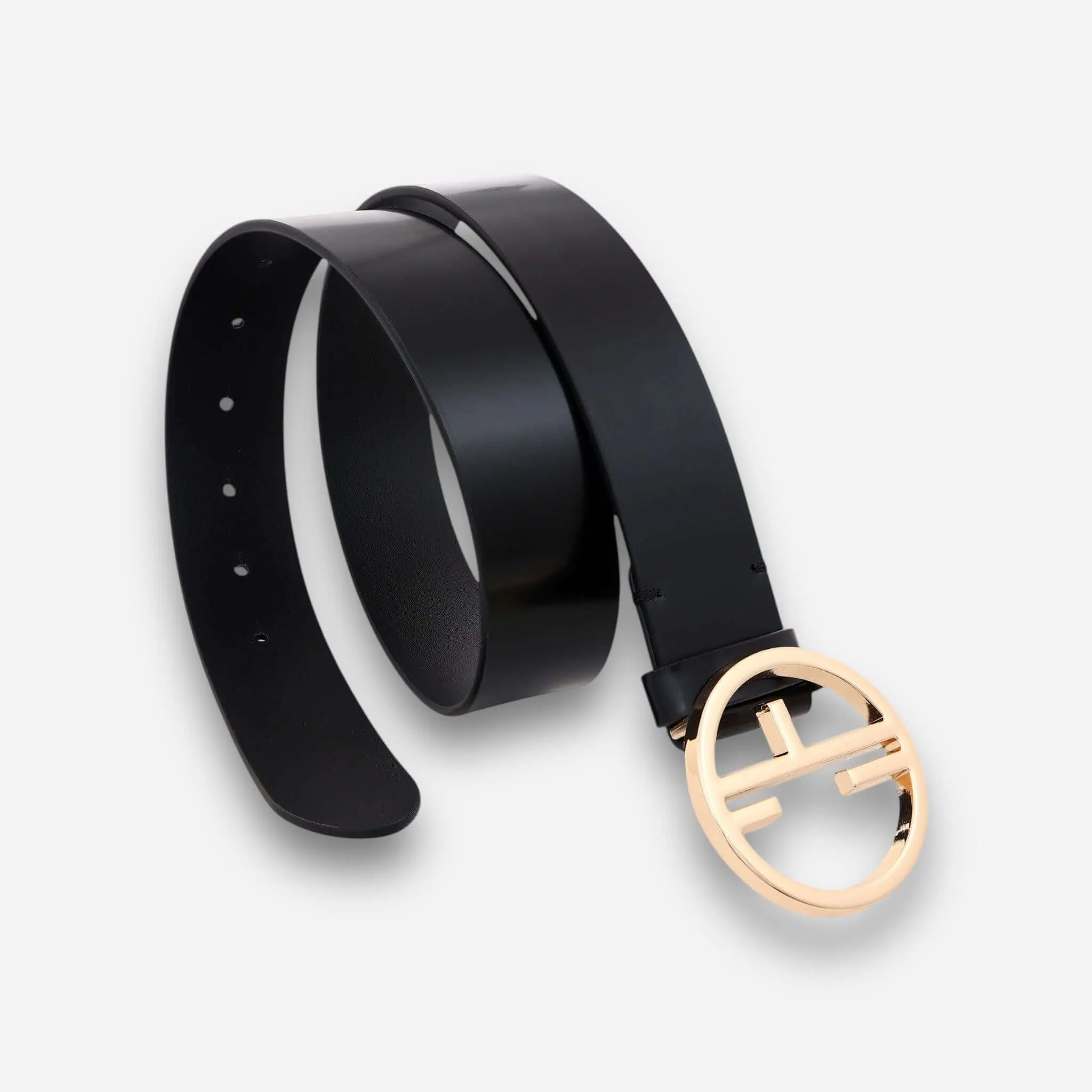Aura Belt - Black - Gold