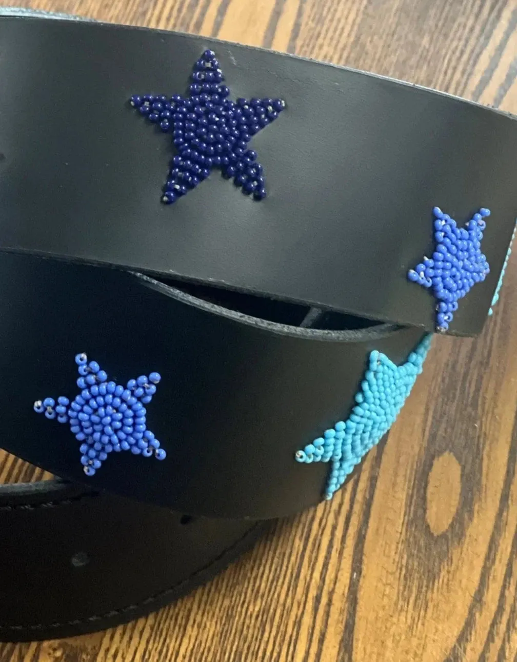 Belt- 1.75" Beaded (Star)