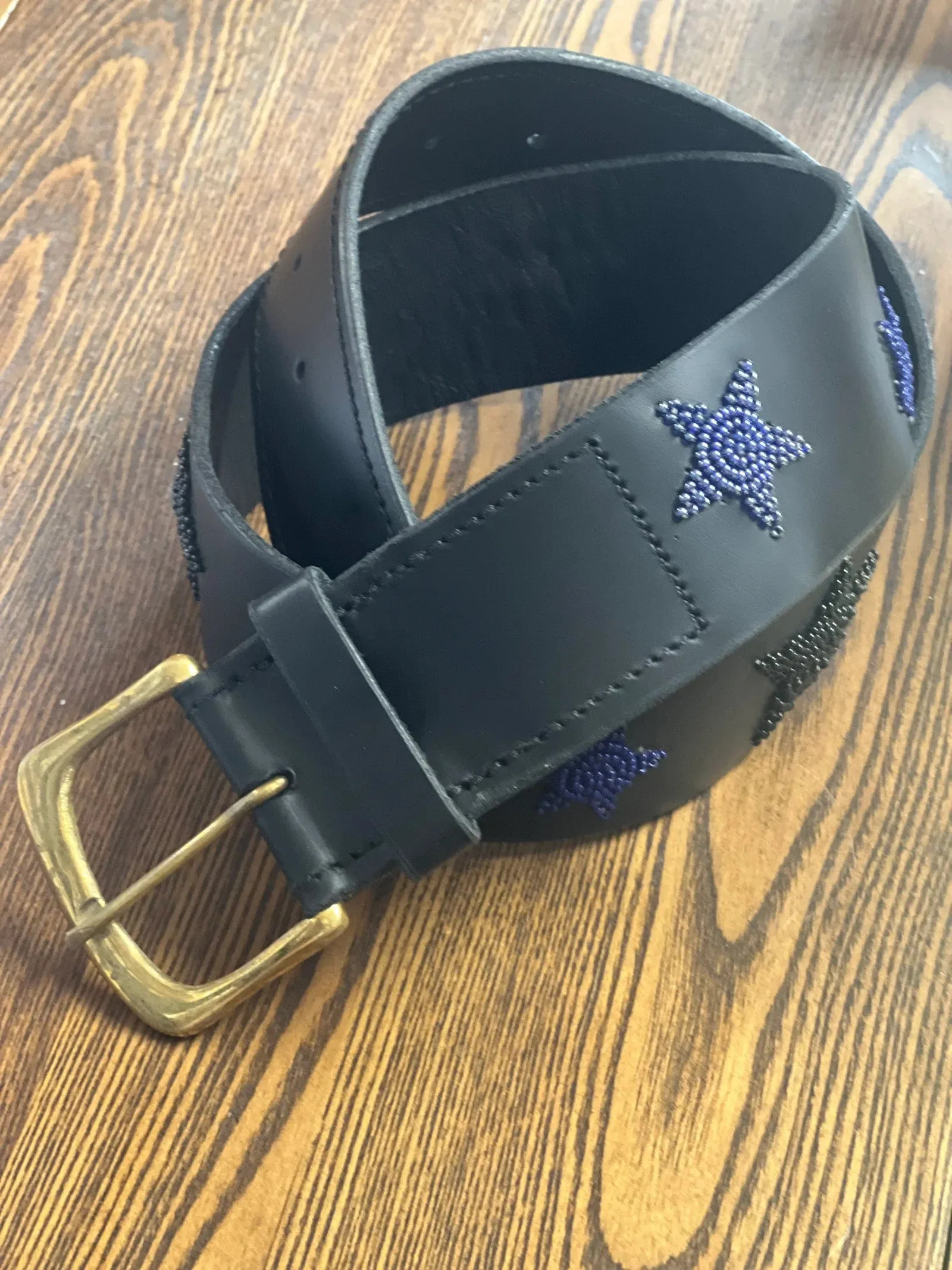 Belt- 1.75" Beaded (Star)