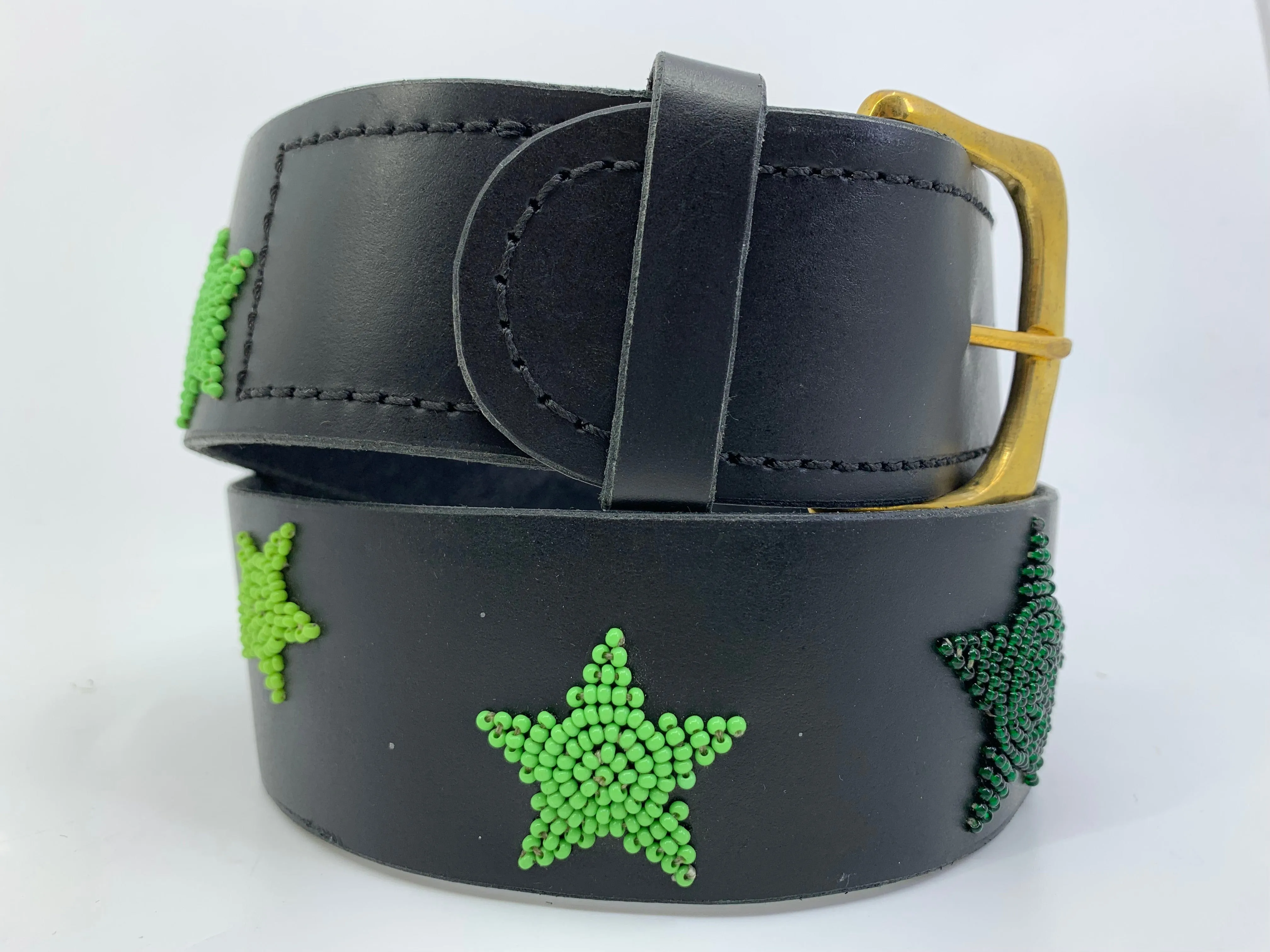 Belt- 1.75" Beaded (Star)