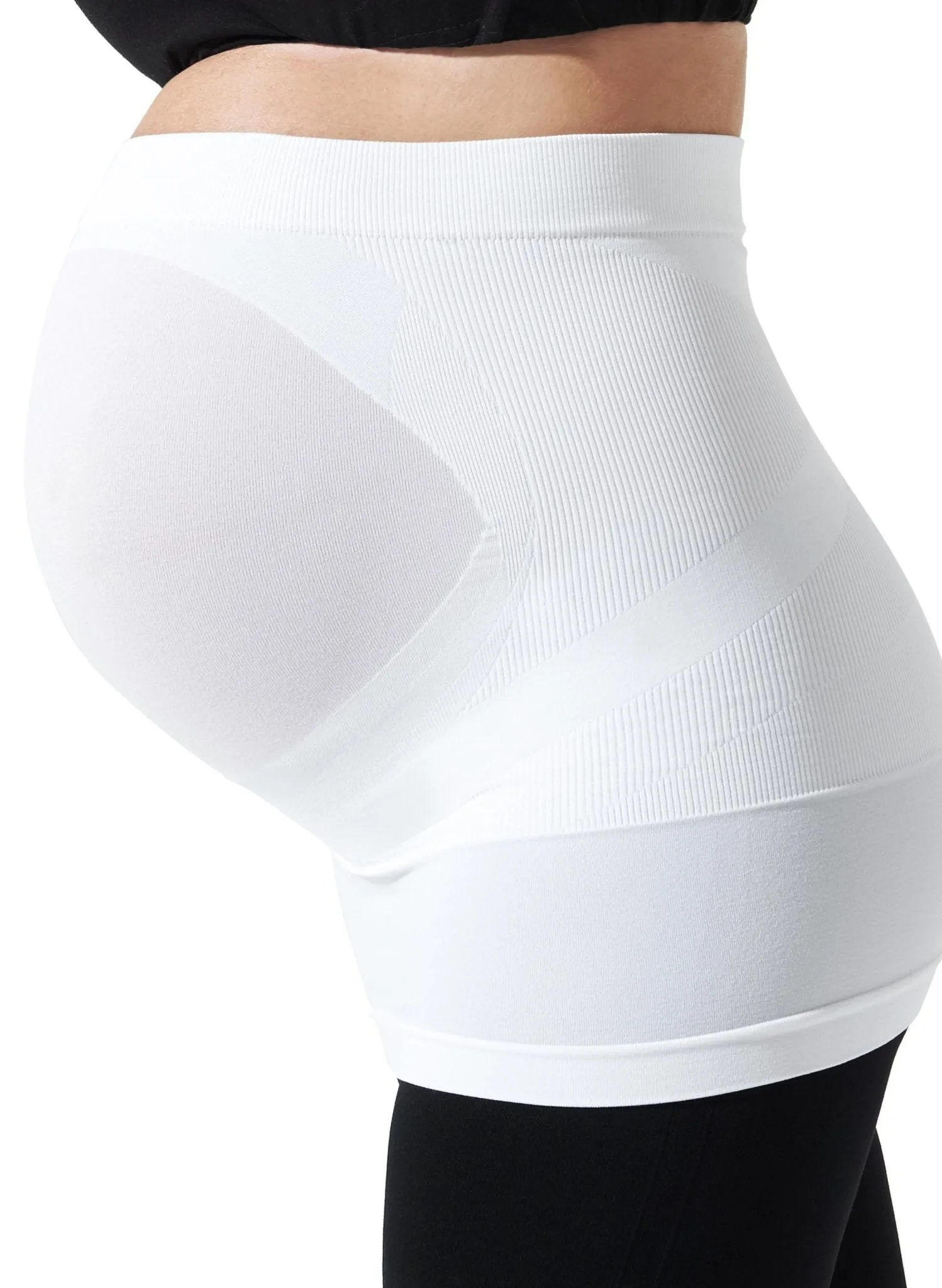 BLANQI Maternity Built-in Support Bellyband - White