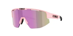 Bliz Matrix Small Sunglasses Powder Rose Frame Rose Lens