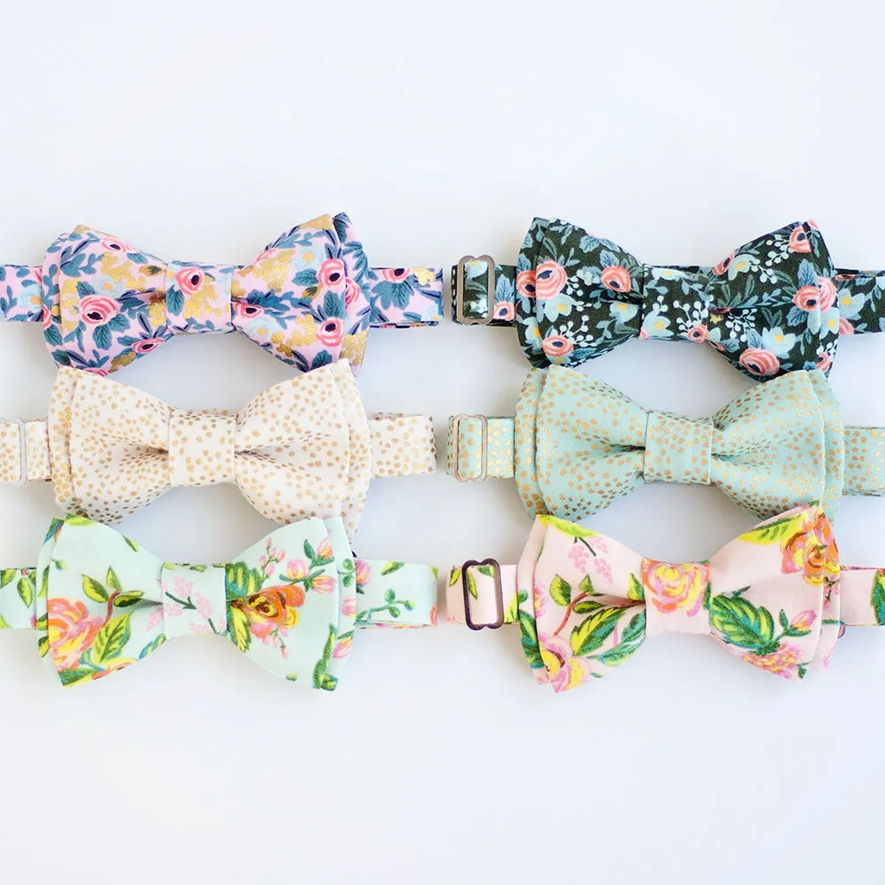 Boy's Bow Tie / Jardin De Paris Mint