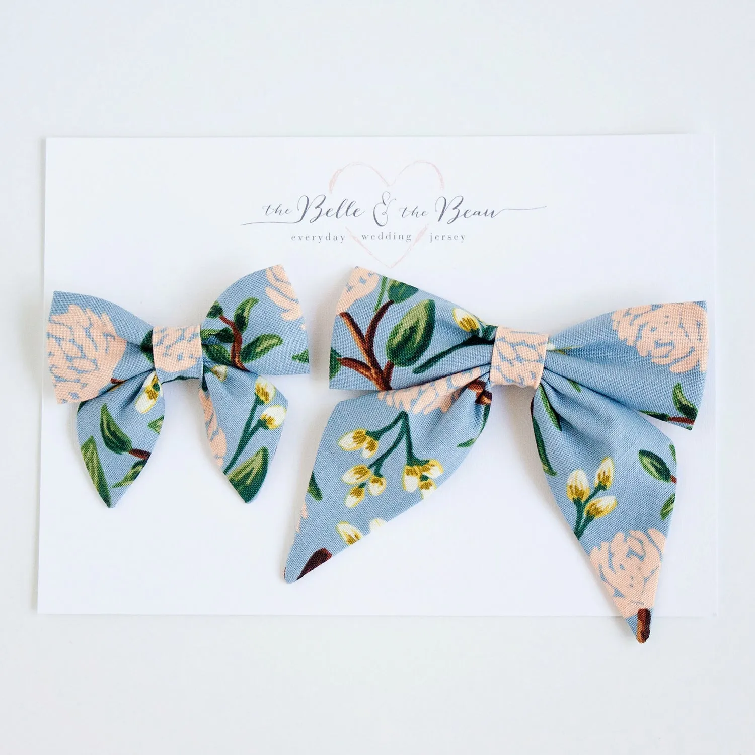 Boy's Pocket Square / Peonies In Dusty Blue