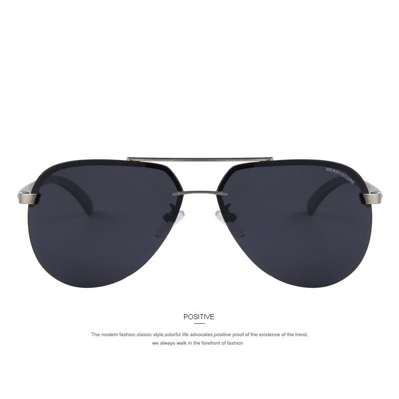 Brand Men 100% Polarized Aluminum Alloy Frame Sunglasses Fashion Men's Driving Sunglasses High quality