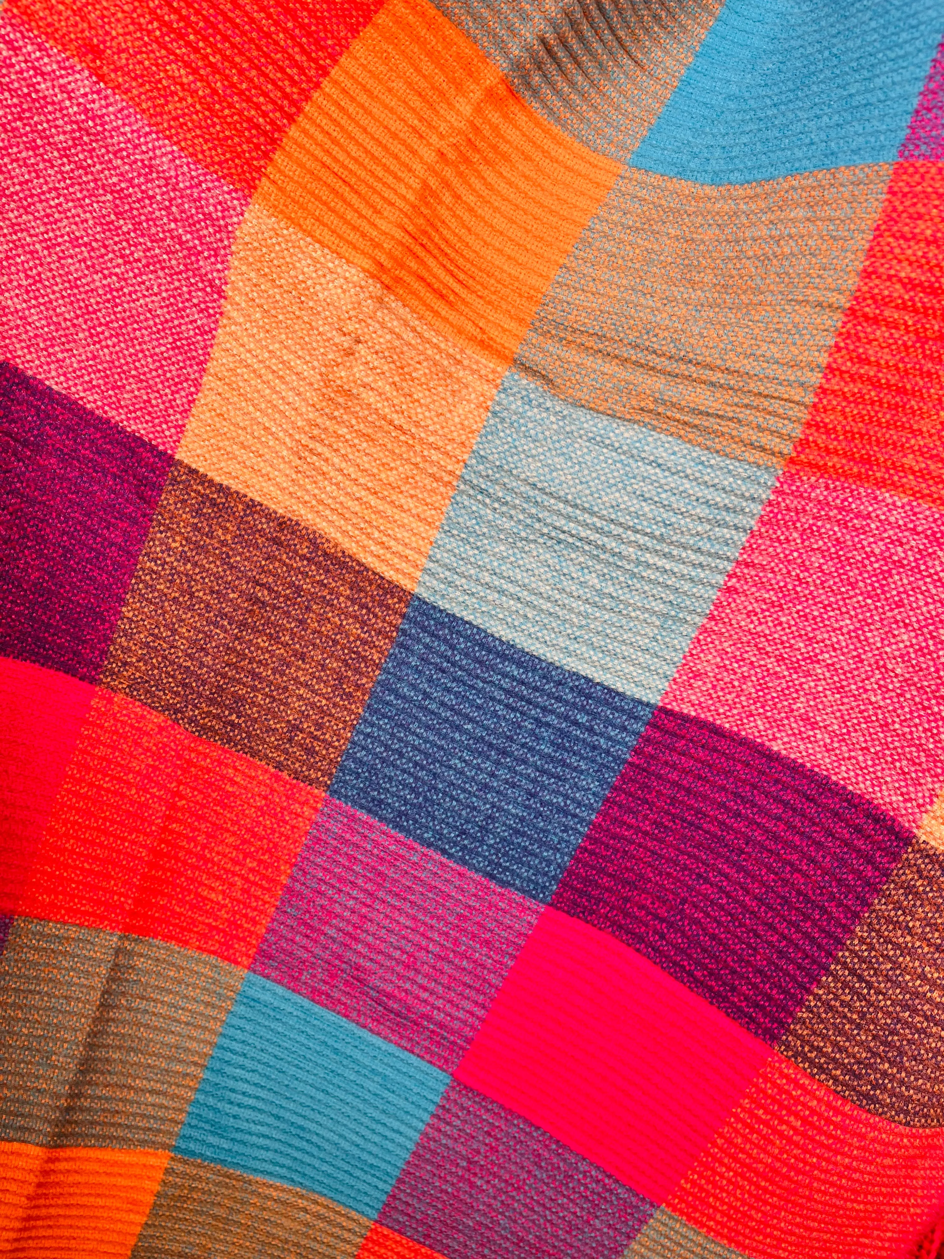Bright And Cosy Tassel Scarf / Shawl