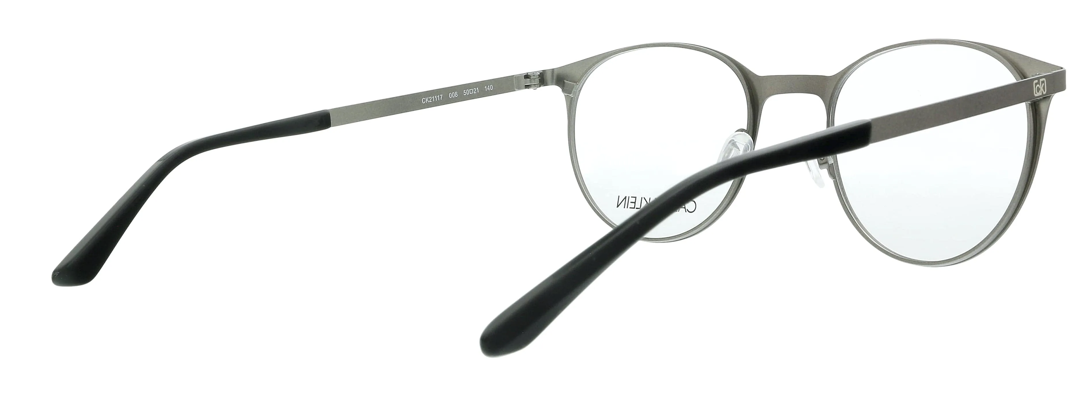 Calvin Klein CK21117 008 Gunmetal Aviator Eyeglasses