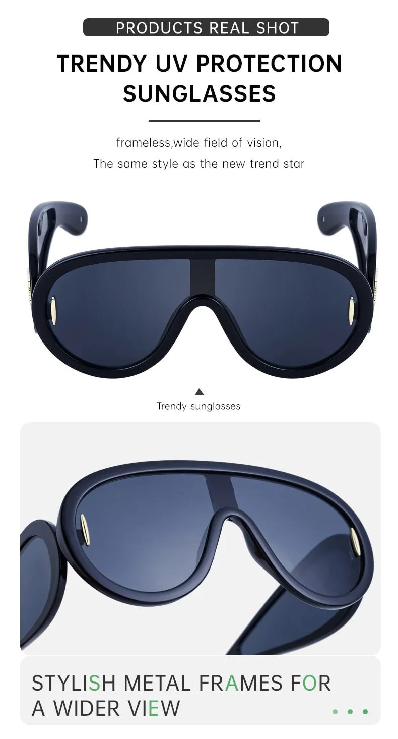 Candy Classy Design Punk Oversize Unisex  Sunglass