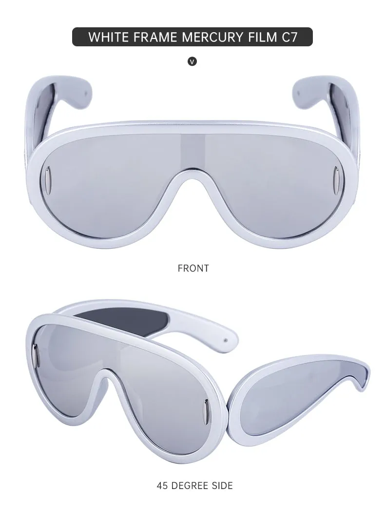 Candy Classy Design Punk Oversize Unisex  Sunglass