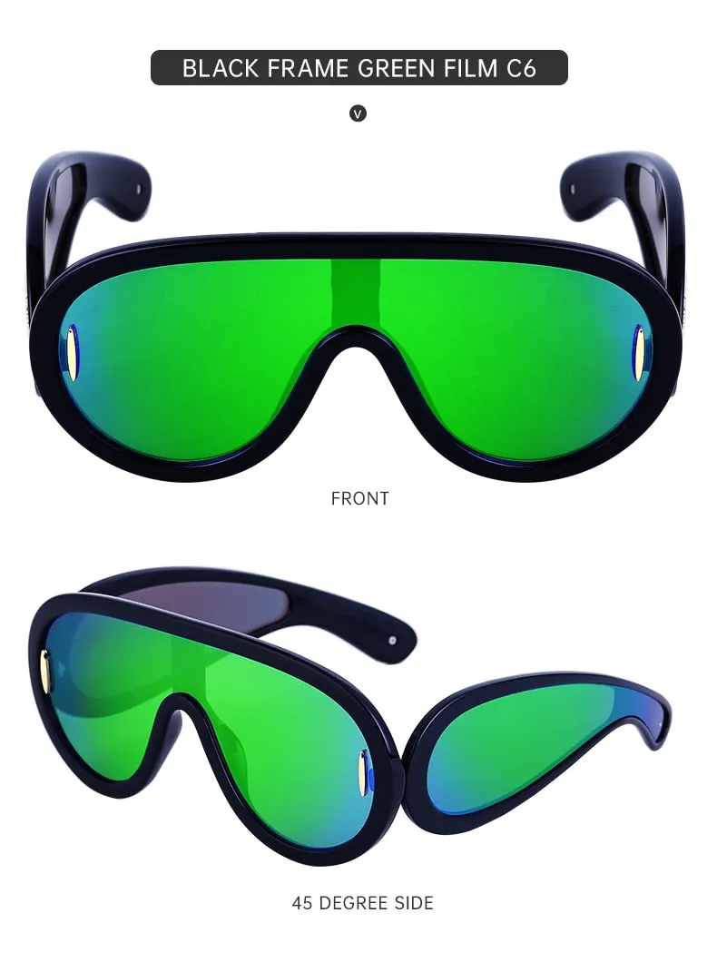 Candy Classy Design Punk Oversize Unisex  Sunglass