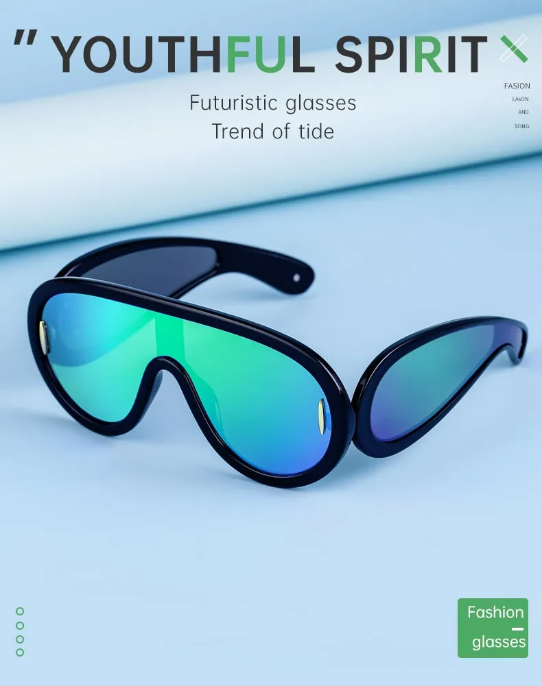 Candy Classy Design Punk Oversize Unisex  Sunglass