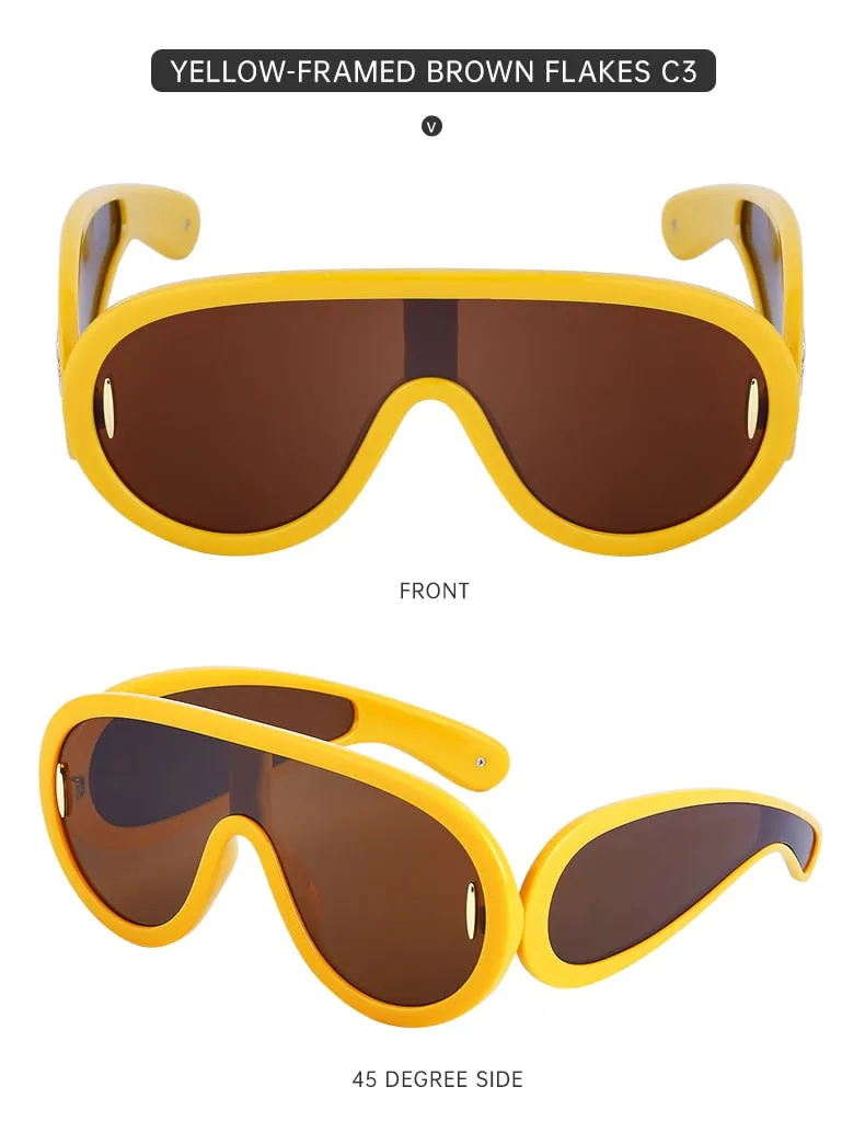 Candy Classy Design Punk Oversize Unisex  Sunglass