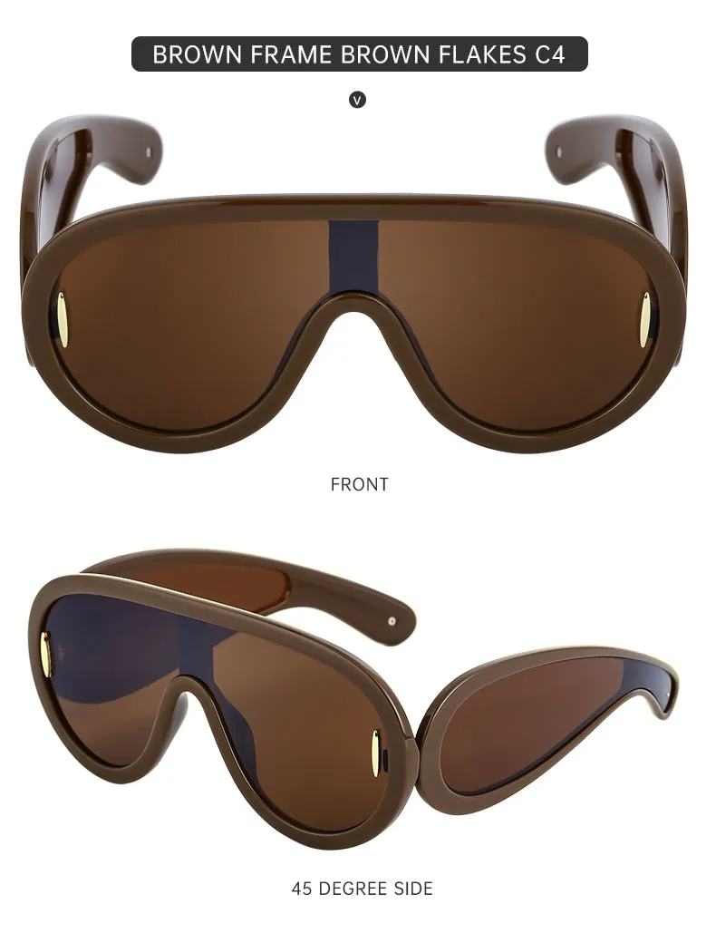 Candy Classy Design Punk Oversize Unisex  Sunglass