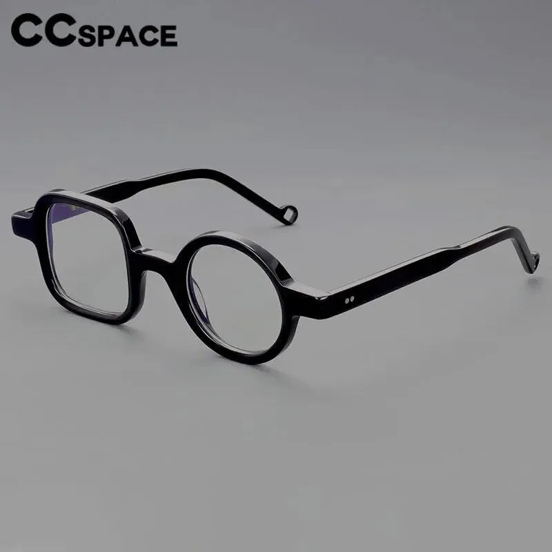 CCspace Women's Full Rim Irregular Acetate Hyperopic Reading Glasses R49307