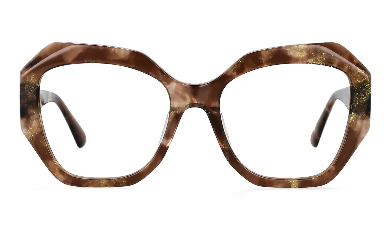 CCspace Women's Full Rim Oversized Square Acetate Hyperopic Reading Glasses R56958