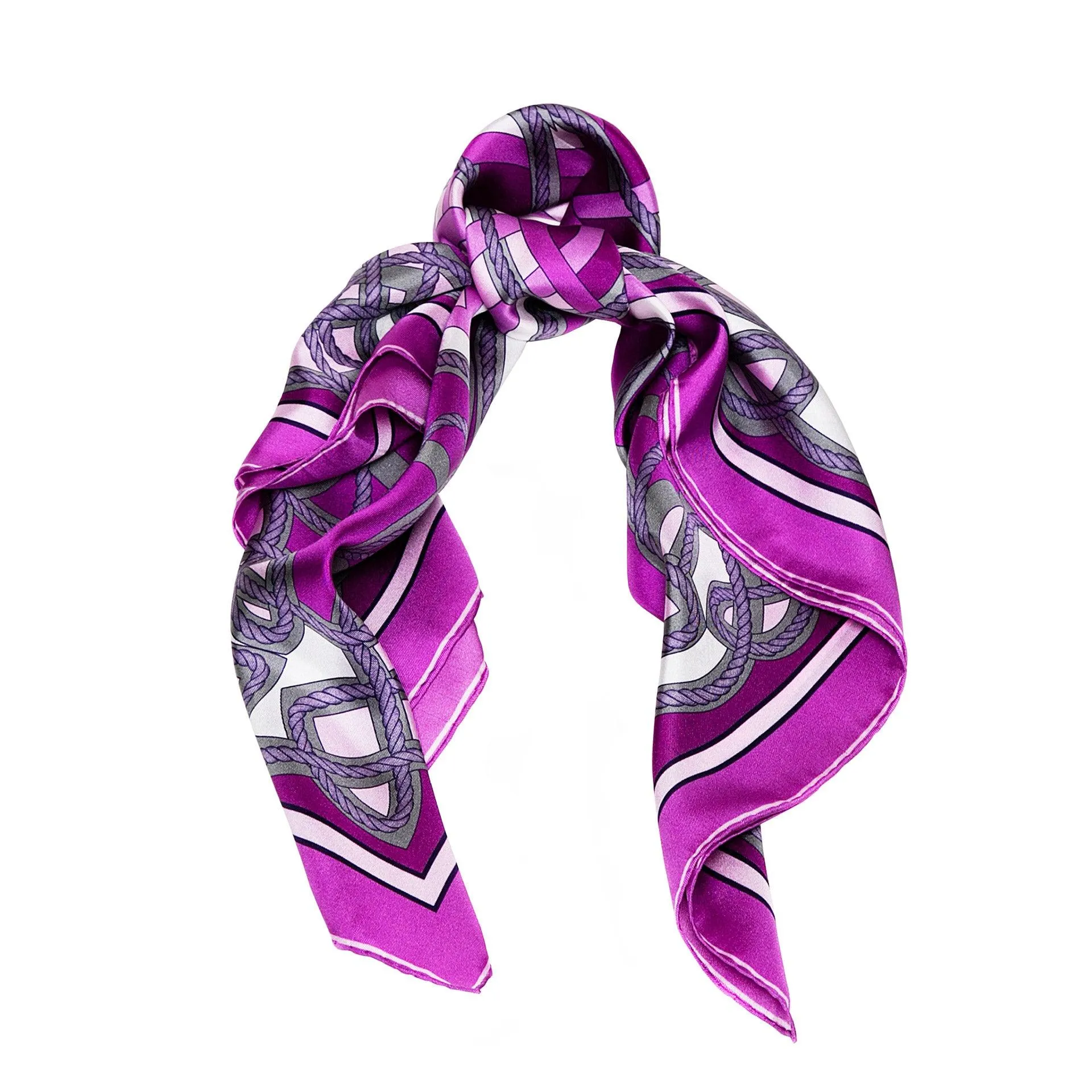 Celtic Silk Scarf Violet