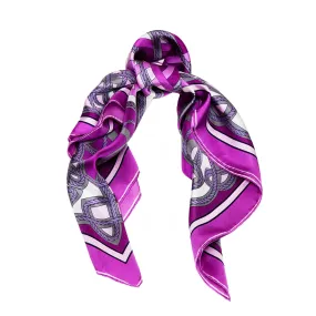 Celtic Silk Scarf Violet