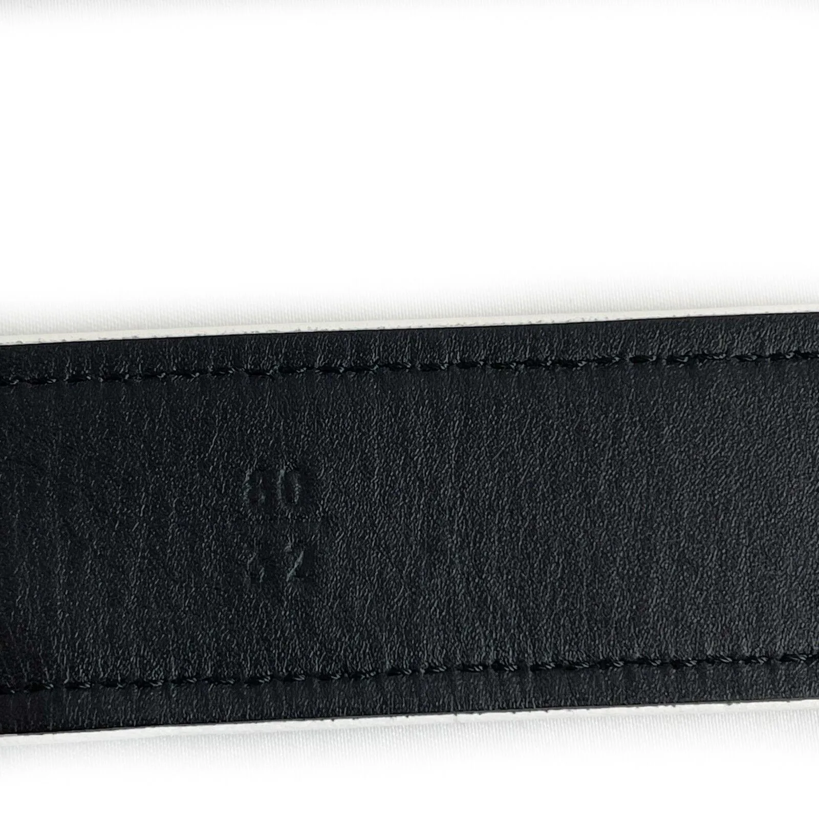 CHANEL - Blue Denim CC Buckle Belt Size - 80 / 32