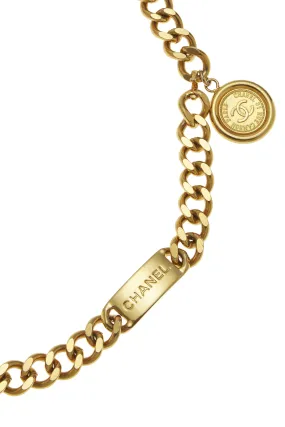 Chanel,  Gold 'CC' Chain Belt, Gold