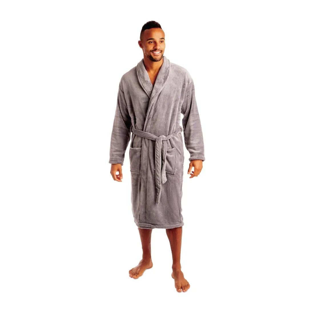Comfort Vienna Bathrobe Grey - HD237