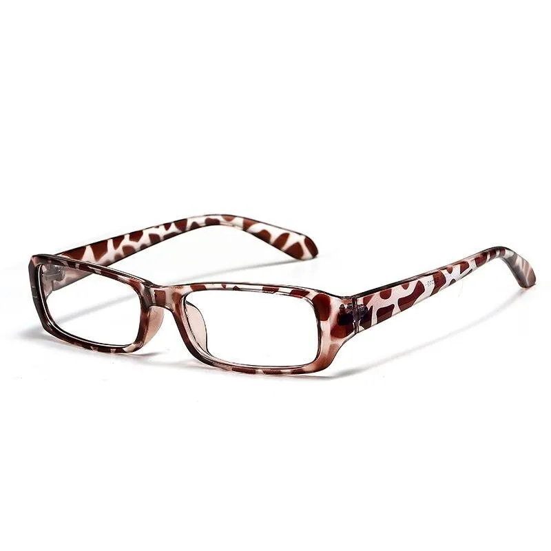 Cubojue Unisex Full Rim Rectangle Tr 90 Titanium Hyperopic Reading Glasses 21007