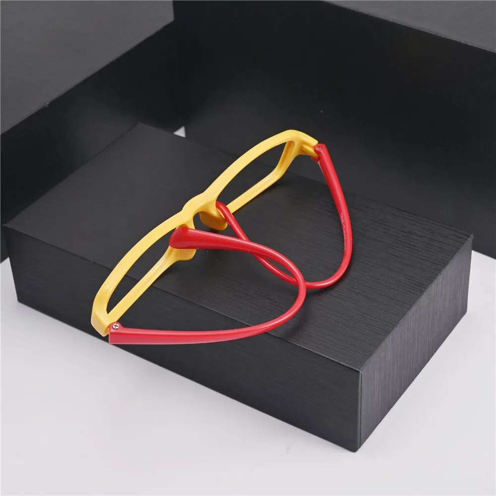 Cubojue Unisex Full Rim Small Square Tr 90 Titanium Presbyopic Reading Glasses 1031p