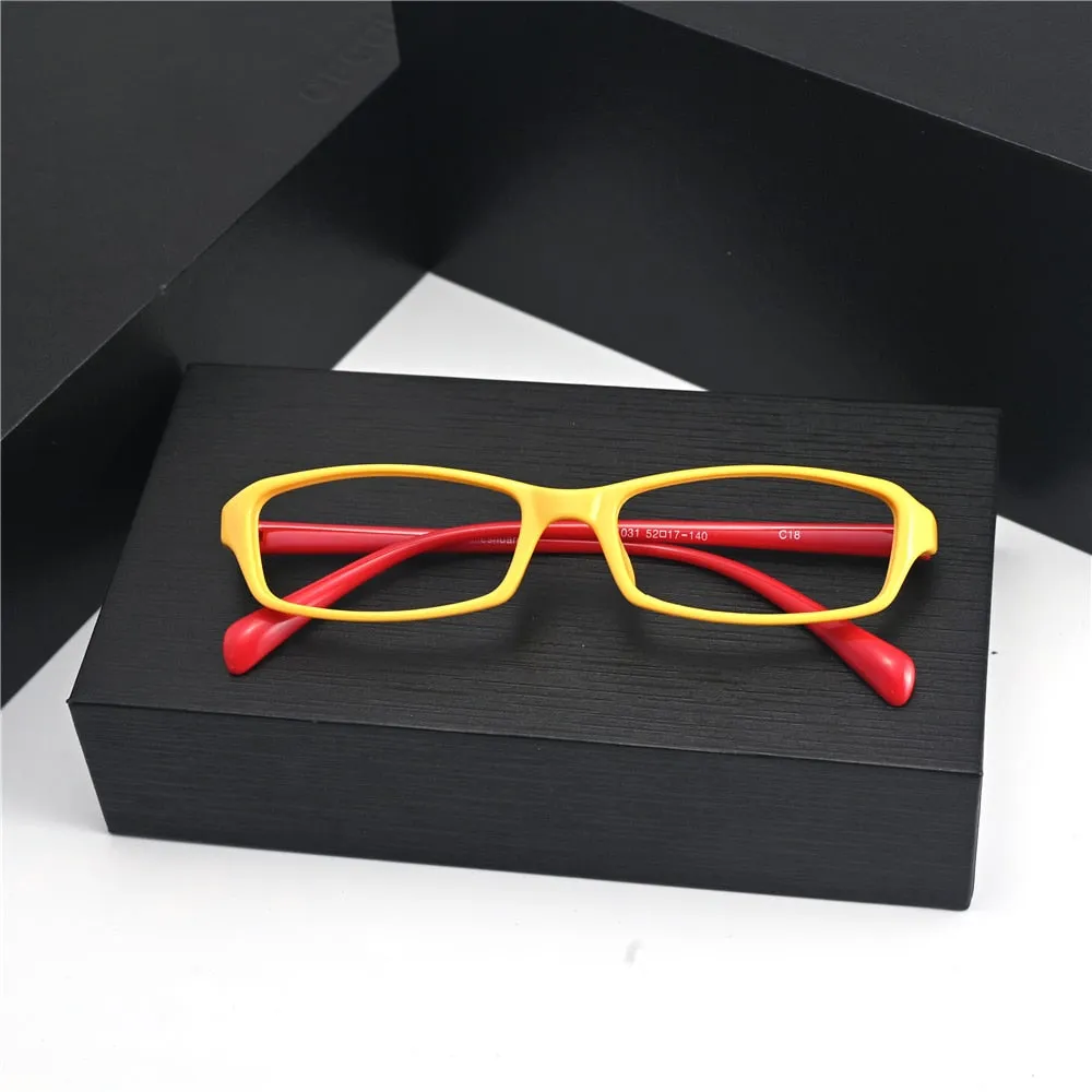 Cubojue Unisex Full Rim Small Square Tr 90 Titanium Presbyopic Reading Glasses 1031p
