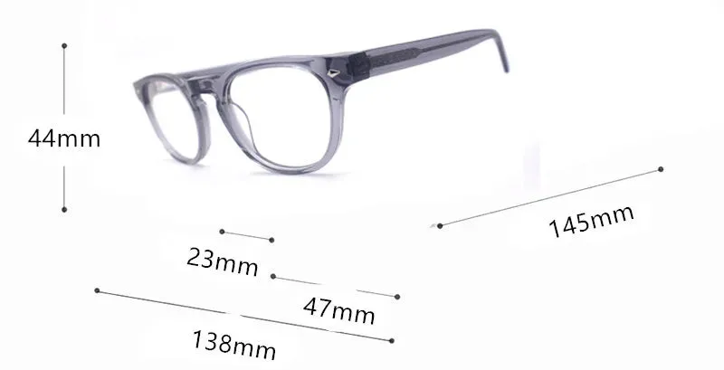 Cubojue Unisex Full Rim Square Acetate Reading Glasses Xh0002