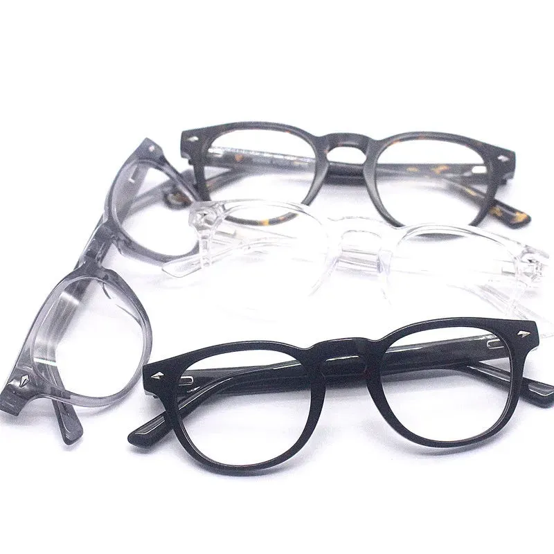 Cubojue Unisex Full Rim Square Acetate Reading Glasses Xh0002