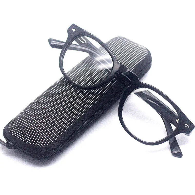 Cubojue Unisex Full Rim Square Acetate Reading Glasses Xh0002