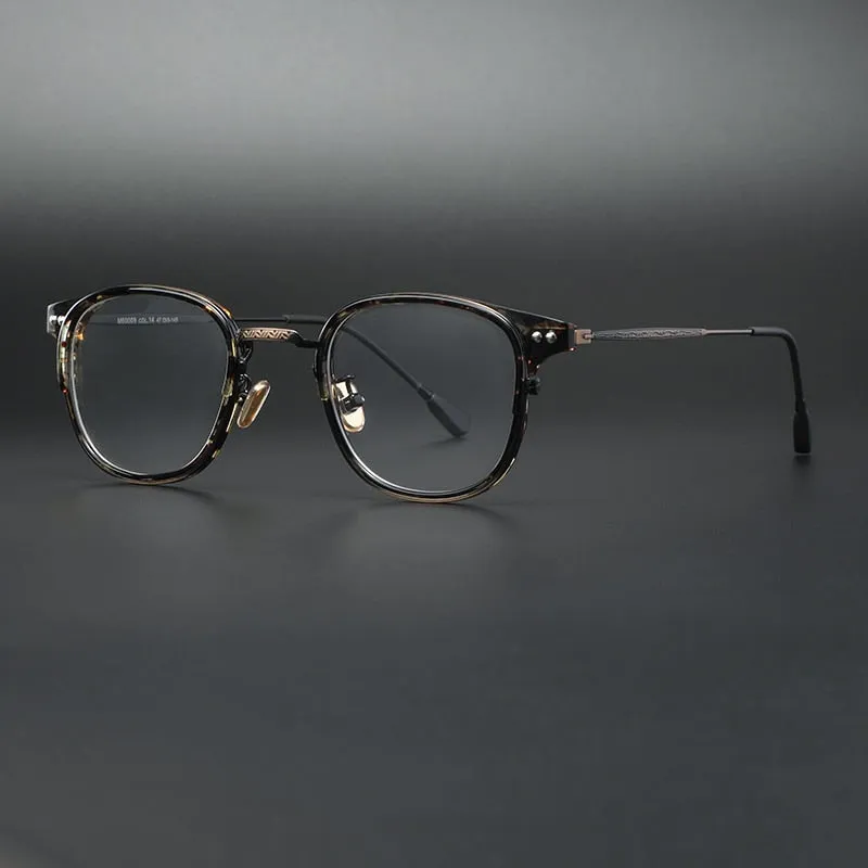 Cubojue Unisex Full Rim Square Black Alloy Hyperopic Reading Glasses