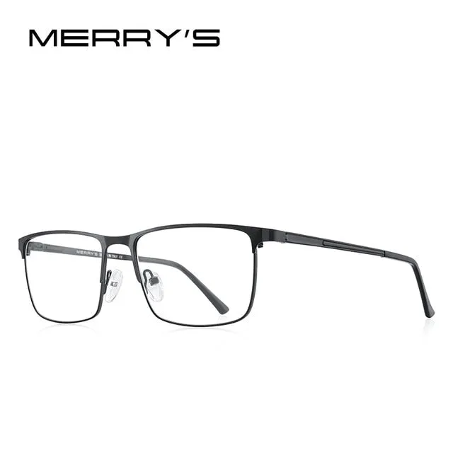 Designer Men Titanium Glasses Frame Ultralight Square Eye Myopia Prescription Eyeglasses Male Optical Frame
