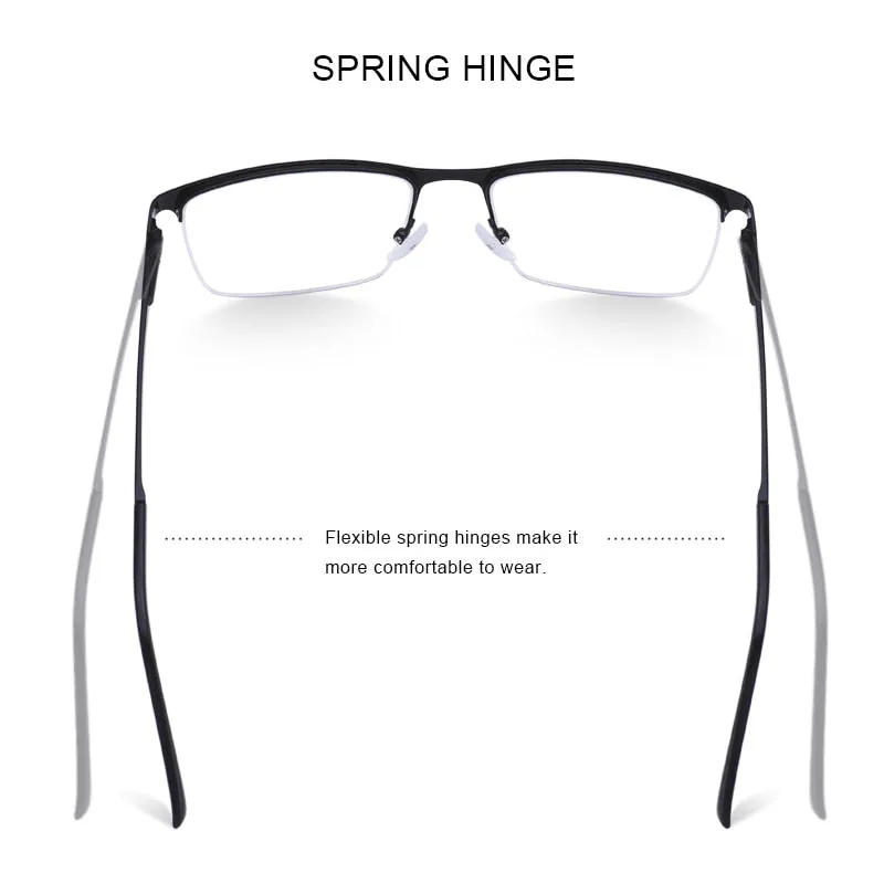 Designer Men Titanium Glasses Frame Ultralight Square Eye Myopia Prescription Eyeglasses Male Optical Frame
