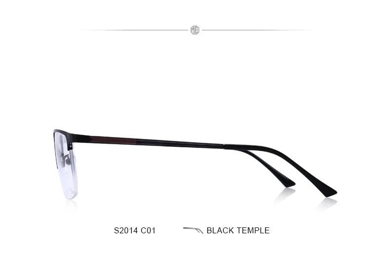 Designer Men Titanium Glasses Frame Ultralight Square Eye Myopia Prescription Eyeglasses Male Optical Frame