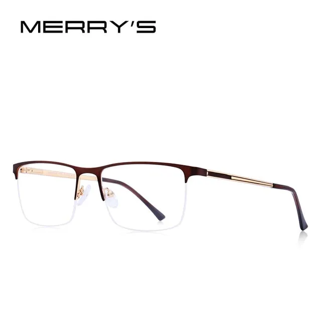 Designer Men Titanium Glasses Frame Ultralight Square Eye Myopia Prescription Eyeglasses Male Optical Frame