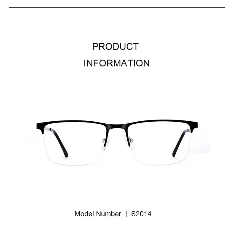 Designer Men Titanium Glasses Frame Ultralight Square Eye Myopia Prescription Eyeglasses Male Optical Frame