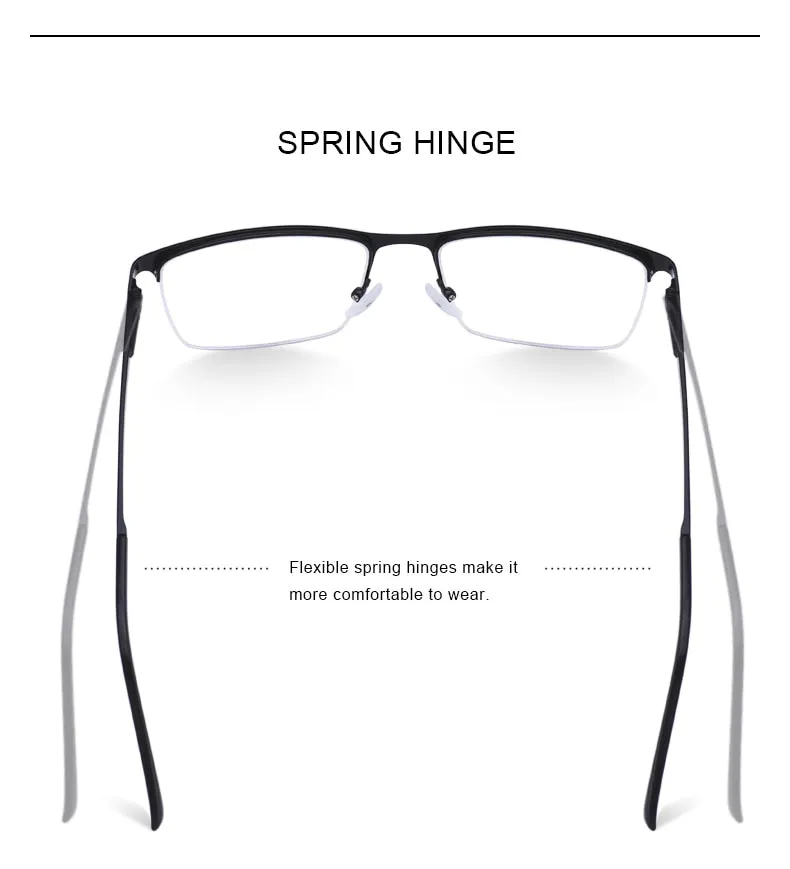 Designer Men Titanium Glasses Frame Ultralight Square Eye Myopia Prescription Eyeglasses Male Optical Frame